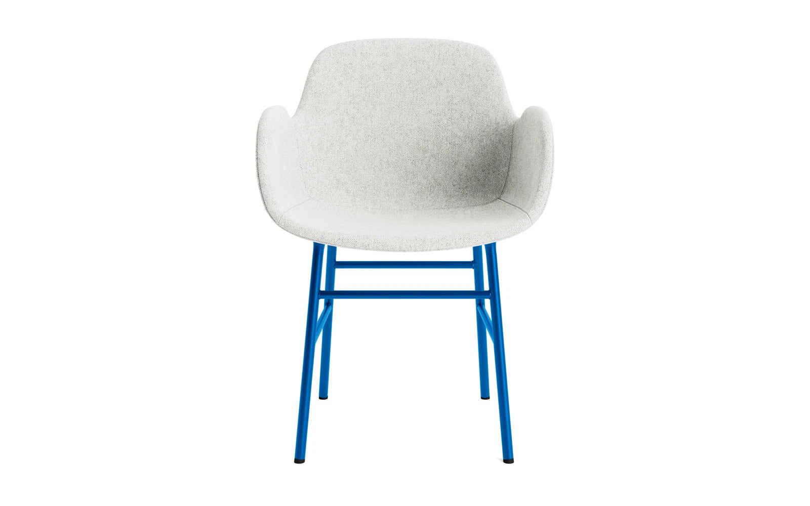 Form Lehnstuhl gepolstert Leuchtendes blau stahl Hallingdal in Hallingdal 110 präsentiert im Onlineshop von KAQTU Design AG. Stuhl mit Armlehne ist von Normann Copenhagen