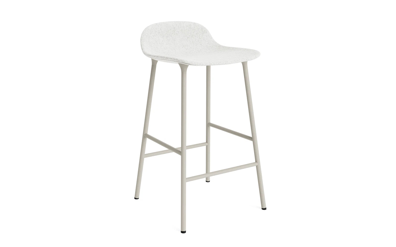 Form Barstuhl 65 cm gepolstert Hellgrau Stahl Hallingdal in Hallingdal 110 präsentiert im Onlineshop von KAQTU Design AG. Barstuhl ist von Normann Copenhagen