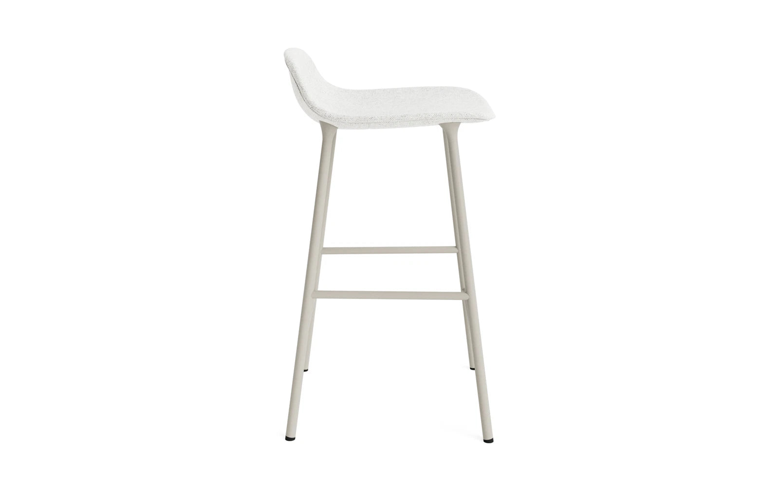 Form Barstuhl 65 cm gepolstert Hellgrau Stahl Hallingdal in Hallingdal 110 präsentiert im Onlineshop von KAQTU Design AG. Barstuhl ist von Normann Copenhagen