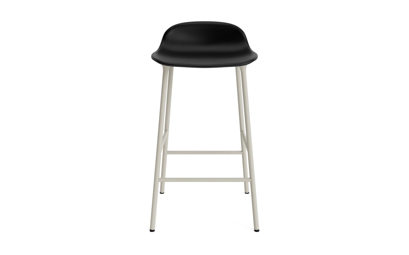 Form Barstuhl 65 cm gepolstert hellgrau Stahl Ultra in Ultra 41599 präsentiert im Onlineshop von KAQTU Design AG. Barstuhl ist von Normann Copenhagen