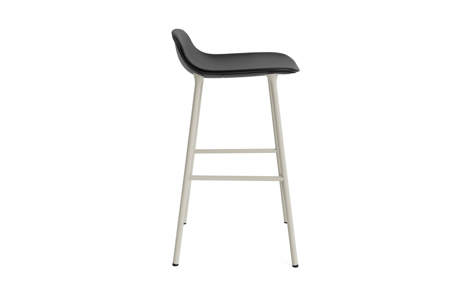 Form Barstuhl 65 cm gepolstert hellgrau Stahl Ultra in Ultra 41599 präsentiert im Onlineshop von KAQTU Design AG. Barstuhl ist von Normann Copenhagen