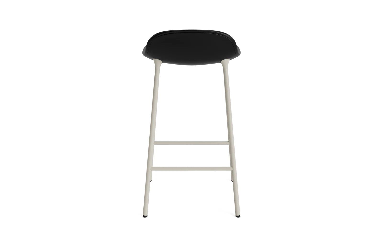Form Barstuhl 65 cm gepolstert hellgrau Stahl Ultra in Ultra 41599 präsentiert im Onlineshop von KAQTU Design AG. Barstuhl ist von Normann Copenhagen
