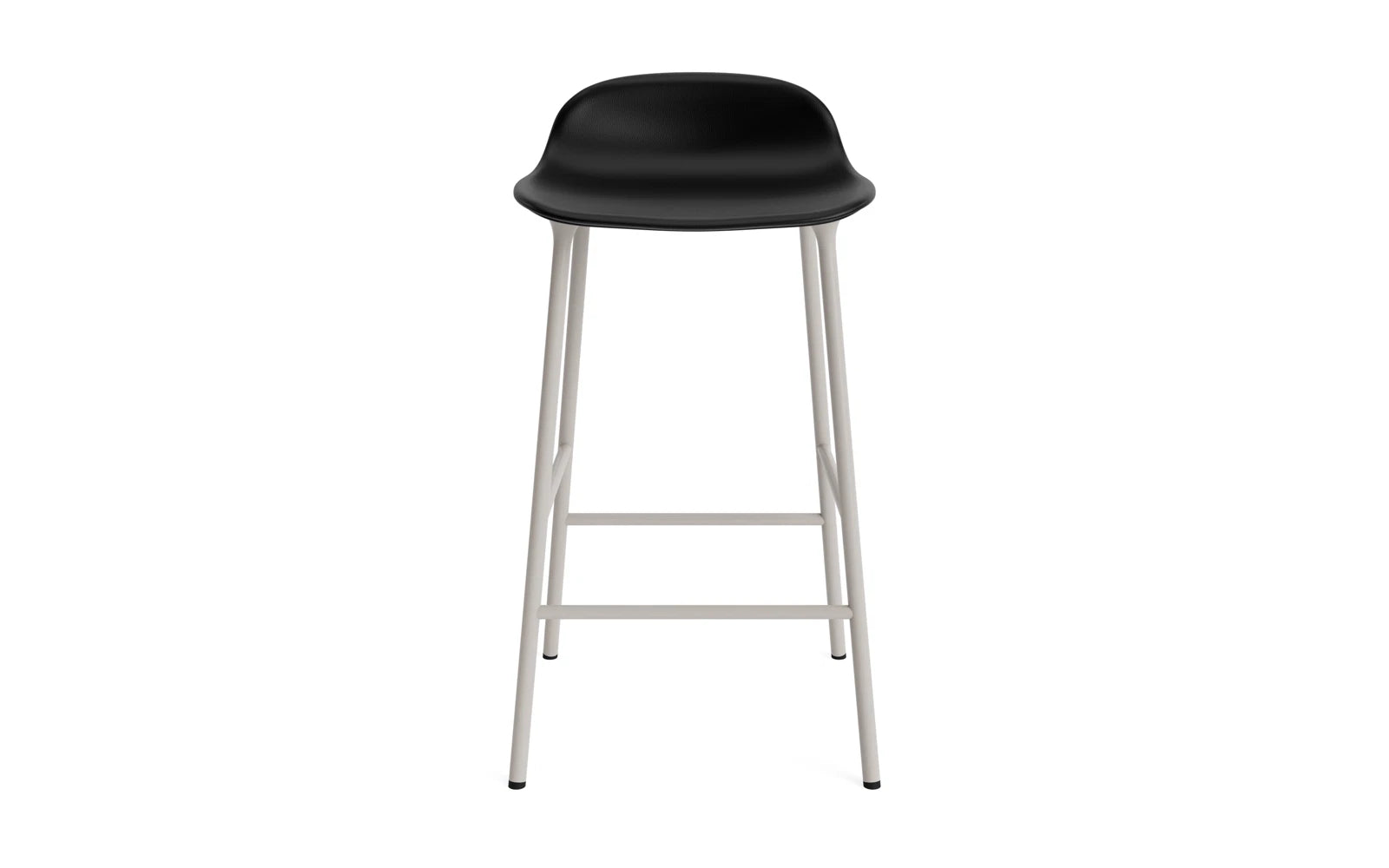 Form Barstuhl 65 cm gepolstert warmes grau Stahl Ultra in Ultra 41599 präsentiert im Onlineshop von KAQTU Design AG. Barstuhl ist von Normann Copenhagen