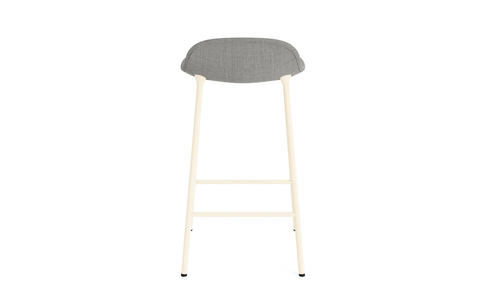 Form Barstuhl 65 cm gepolstert creme Stahl Remix in Remix 133 präsentiert im Onlineshop von KAQTU Design AG. Barstuhl ist von Normann Copenhagen