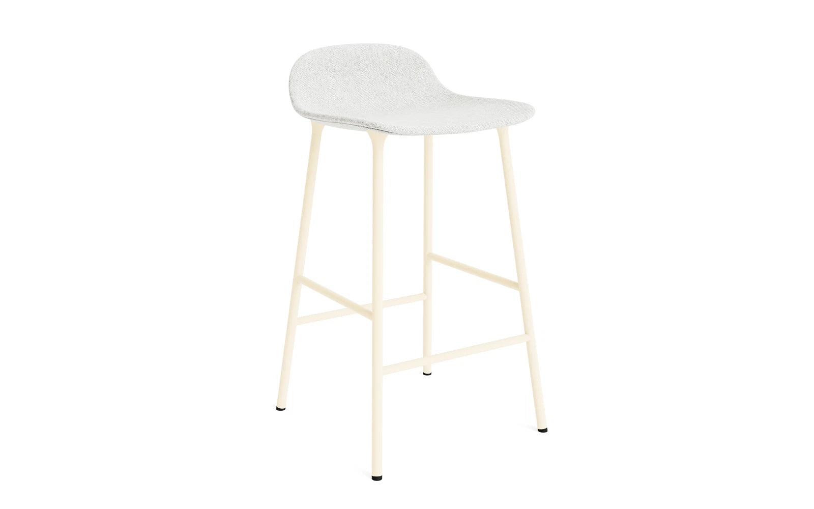 Form Barstuhl 65 cm gepolstert Creme Stahl Hallingdal in Hallingdal 110 präsentiert im Onlineshop von KAQTU Design AG. Barstuhl ist von Normann Copenhagen