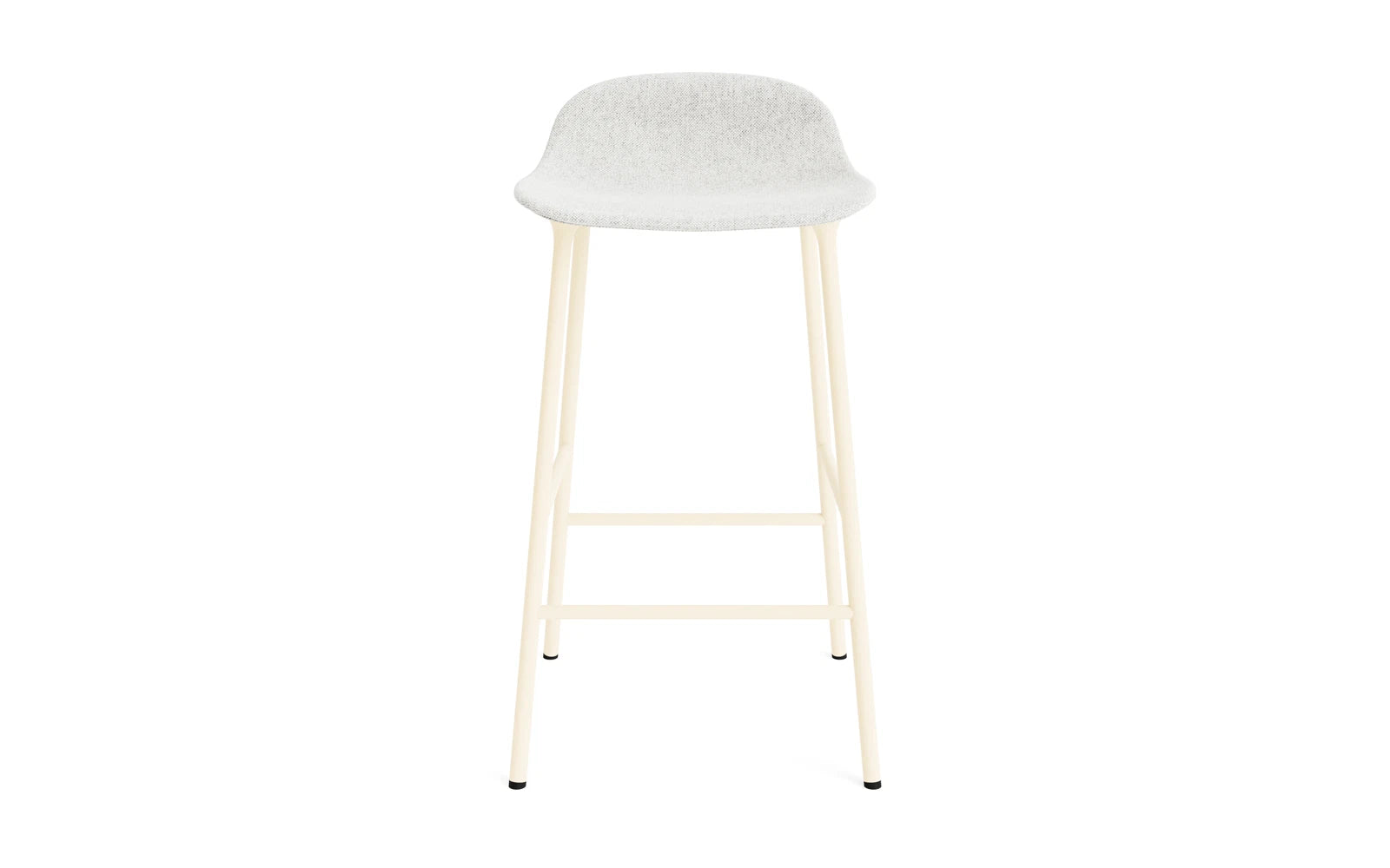 Form Barstuhl 65 cm gepolstert Creme Stahl Hallingdal in Hallingdal 110 präsentiert im Onlineshop von KAQTU Design AG. Barstuhl ist von Normann Copenhagen