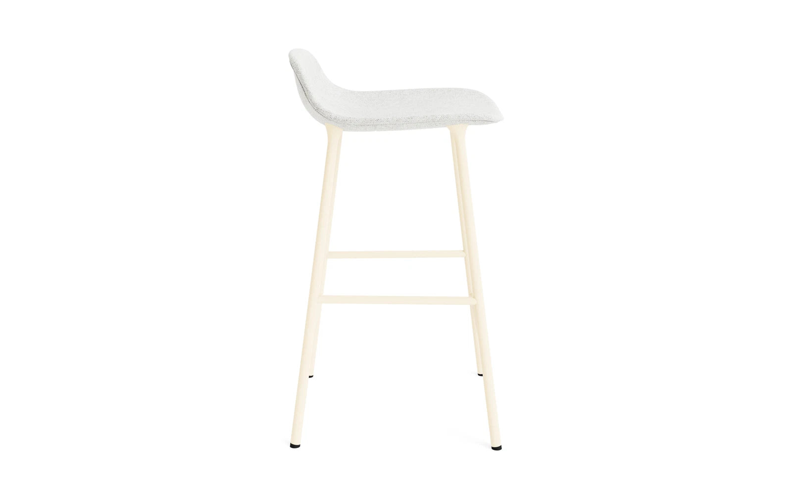 Form Barstuhl 65 cm gepolstert Creme Stahl Hallingdal in Hallingdal 110 präsentiert im Onlineshop von KAQTU Design AG. Barstuhl ist von Normann Copenhagen