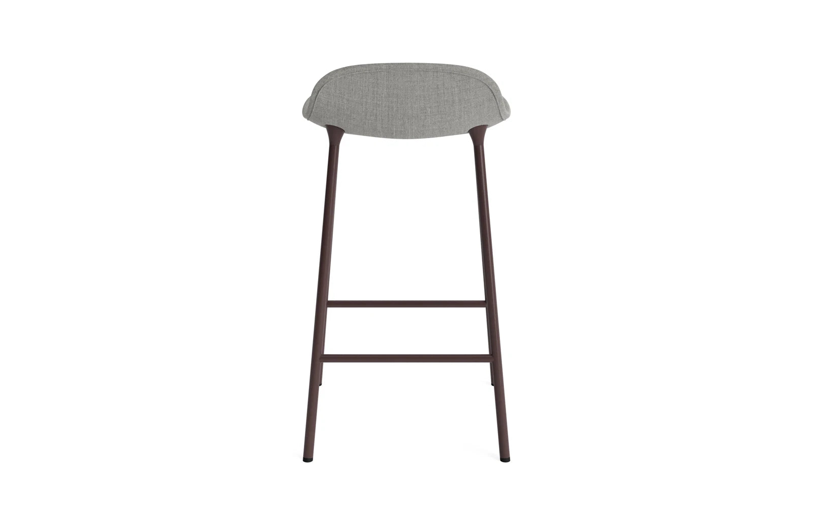 Form Barstuhl 65 cm gepolstert braun Stahl Remix in Remix 133 präsentiert im Onlineshop von KAQTU Design AG. Barstuhl ist von Normann Copenhagen