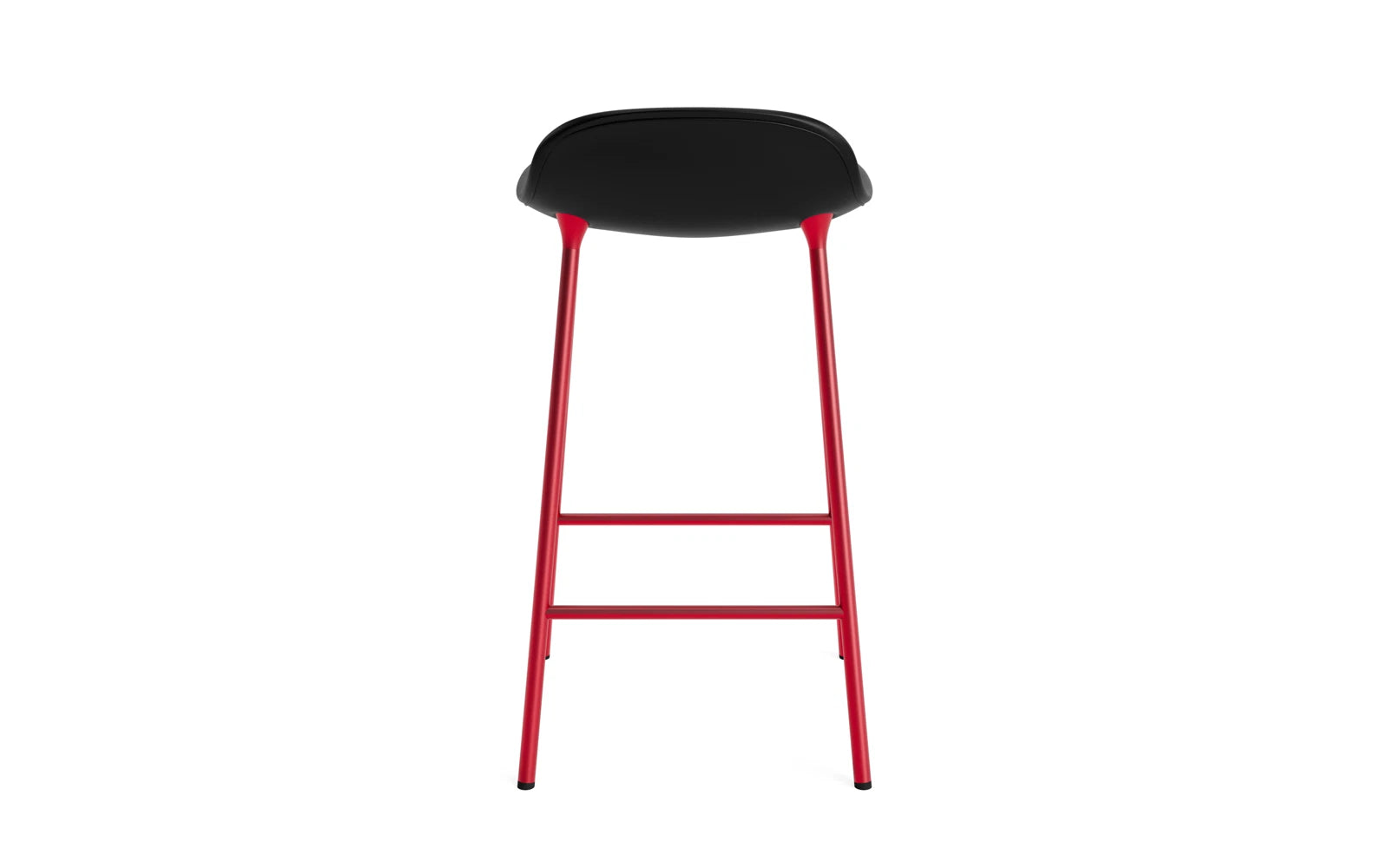 Form Barstuhl 65 cm gepolstert leuchtendes rot Stahl Ultra in Ultra 41599 präsentiert im Onlineshop von KAQTU Design AG. Barstuhl ist von Normann Copenhagen