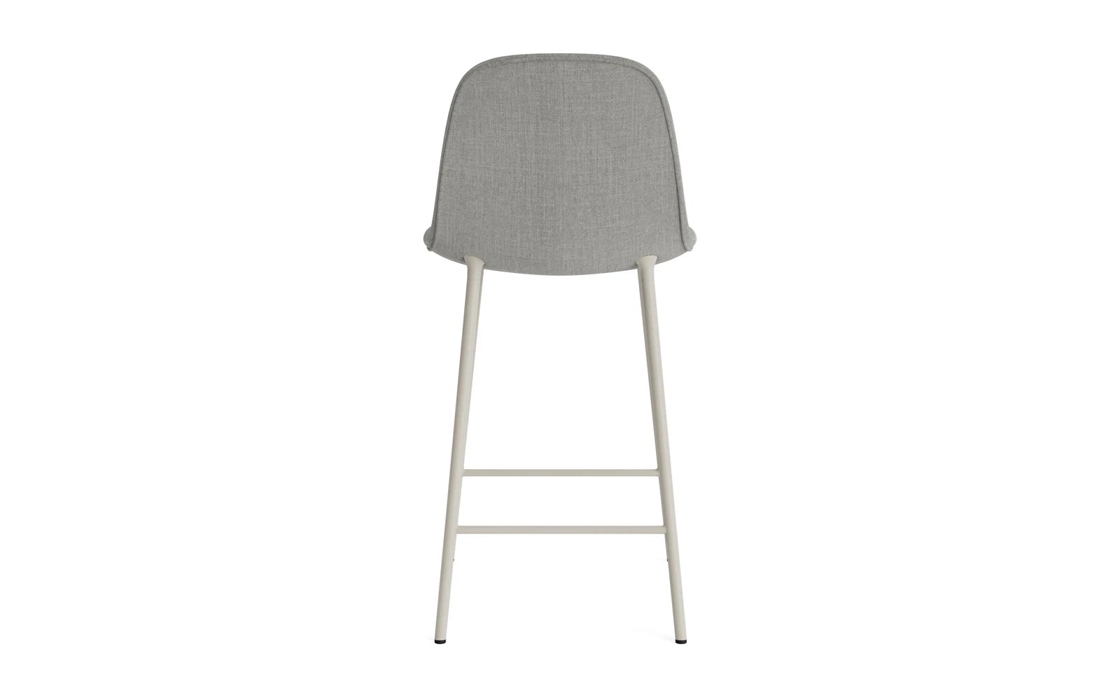 Form Barstuhl 65 cm gepolstert Hellgrau Stahl Remix in Remix 133 präsentiert im Onlineshop von KAQTU Design AG. Barstuhl ist von Normann Copenhagen