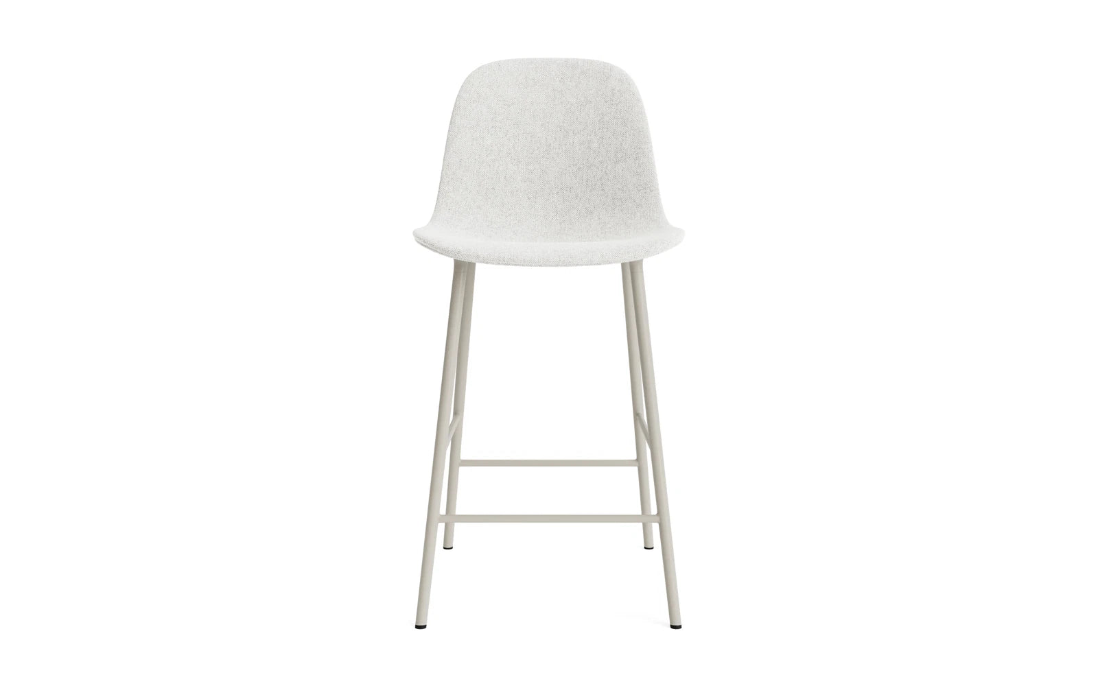 Form Barstuhl 65 cm gepolstert  Hellgrau Stahl Hallingdal in Hallingdal 110 präsentiert im Onlineshop von KAQTU Design AG. Barstuhl ist von Normann Copenhagen