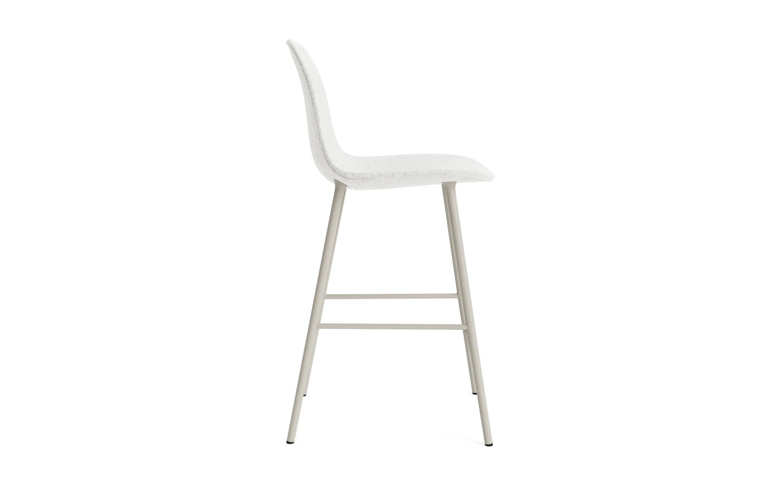 Form Barstuhl 65 cm gepolstert  Hellgrau Stahl Hallingdal in Hallingdal 110 präsentiert im Onlineshop von KAQTU Design AG. Barstuhl ist von Normann Copenhagen