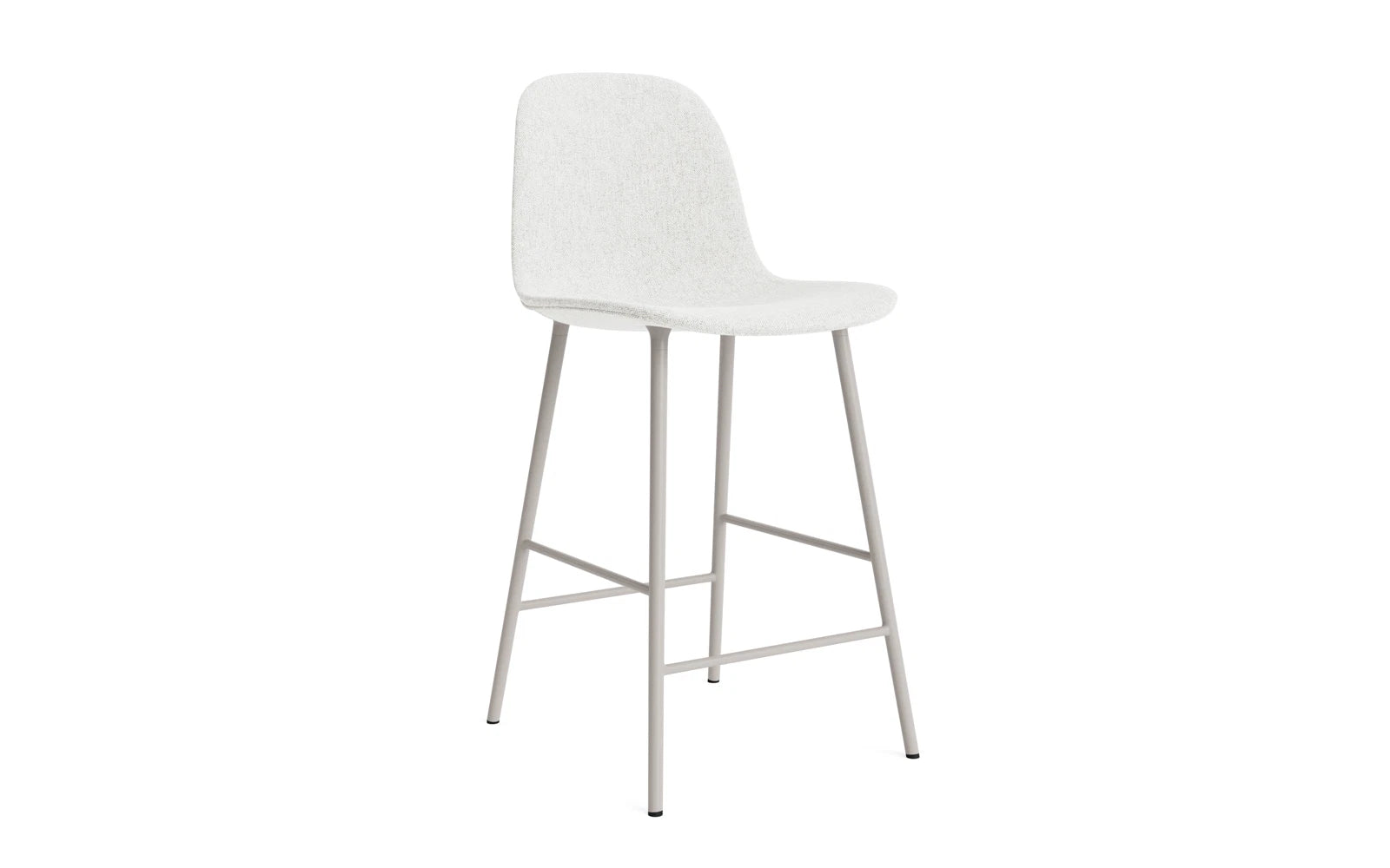Form Barstuhl 75 cm gepolstert  Warmes grau Stahl Hallingdal in Hallingdal 110 präsentiert im Onlineshop von KAQTU Design AG. Barstuhl ist von Normann Copenhagen
