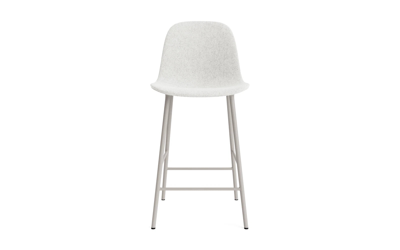 Form Barstuhl 75 cm gepolstert  Warmes grau Stahl Hallingdal in Hallingdal 110 präsentiert im Onlineshop von KAQTU Design AG. Barstuhl ist von Normann Copenhagen