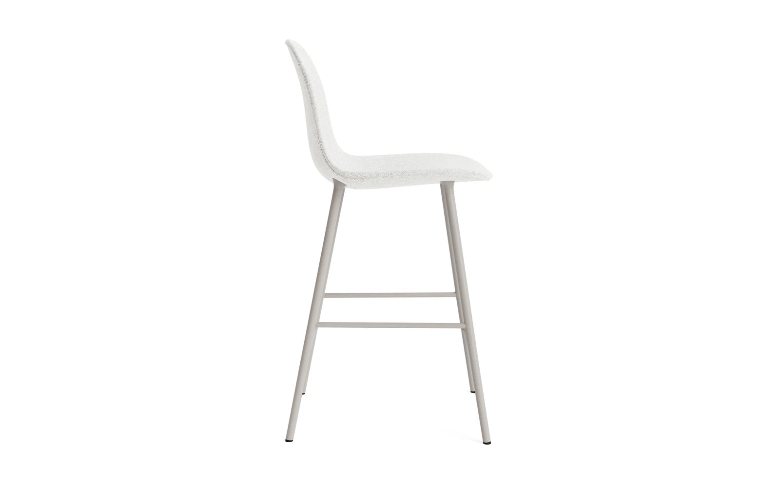Form Barstuhl 75 cm gepolstert  Warmes grau Stahl Hallingdal in Hallingdal 110 präsentiert im Onlineshop von KAQTU Design AG. Barstuhl ist von Normann Copenhagen