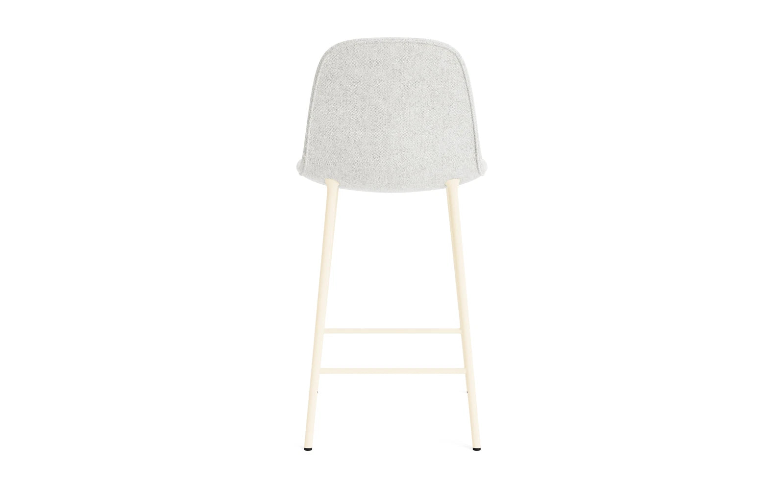 Form Barstuhl 65 cm gepolstert  Creme Stahl Hallingdal in Hallingdal 110 präsentiert im Onlineshop von KAQTU Design AG. Barstuhl ist von Normann Copenhagen