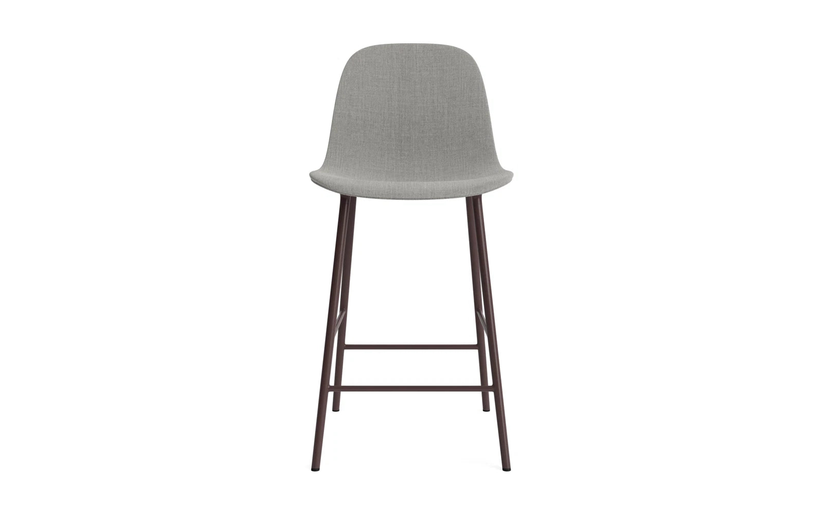 Form Barstuhl 65 cm gepolstert Braun Stahl Remix in Remix 133 präsentiert im Onlineshop von KAQTU Design AG. Barstuhl ist von Normann Copenhagen