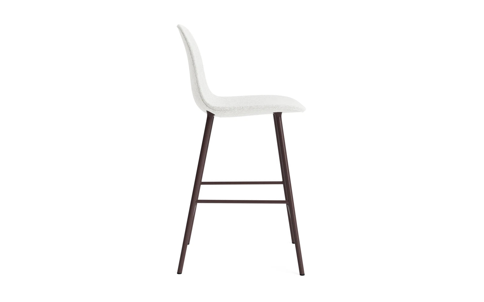 Form Barstuhl 65 cm gepolstert  Braun Stahl Hallingdal in Hallingdal 110 präsentiert im Onlineshop von KAQTU Design AG. Barstuhl ist von Normann Copenhagen