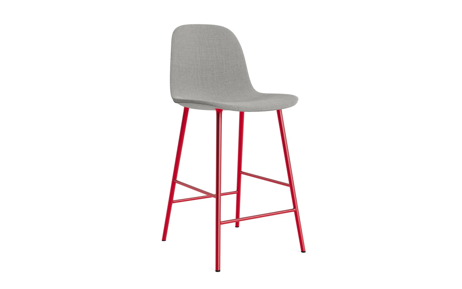 Form Barstuhl 65 cm gepolstert Leuchtendes Rot Stahl Remix in Remix 133 präsentiert im Onlineshop von KAQTU Design AG. Barstuhl ist von Normann Copenhagen