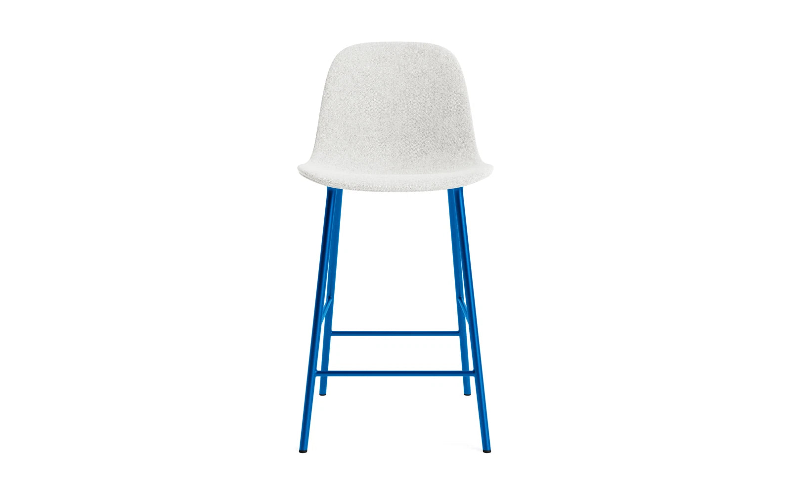 Form Barstuhl 65 cm gepolstert  Leuchtendes blau Stahl Hallingdal in Hallingdal 110 präsentiert im Onlineshop von KAQTU Design AG. Barstuhl ist von Normann Copenhagen