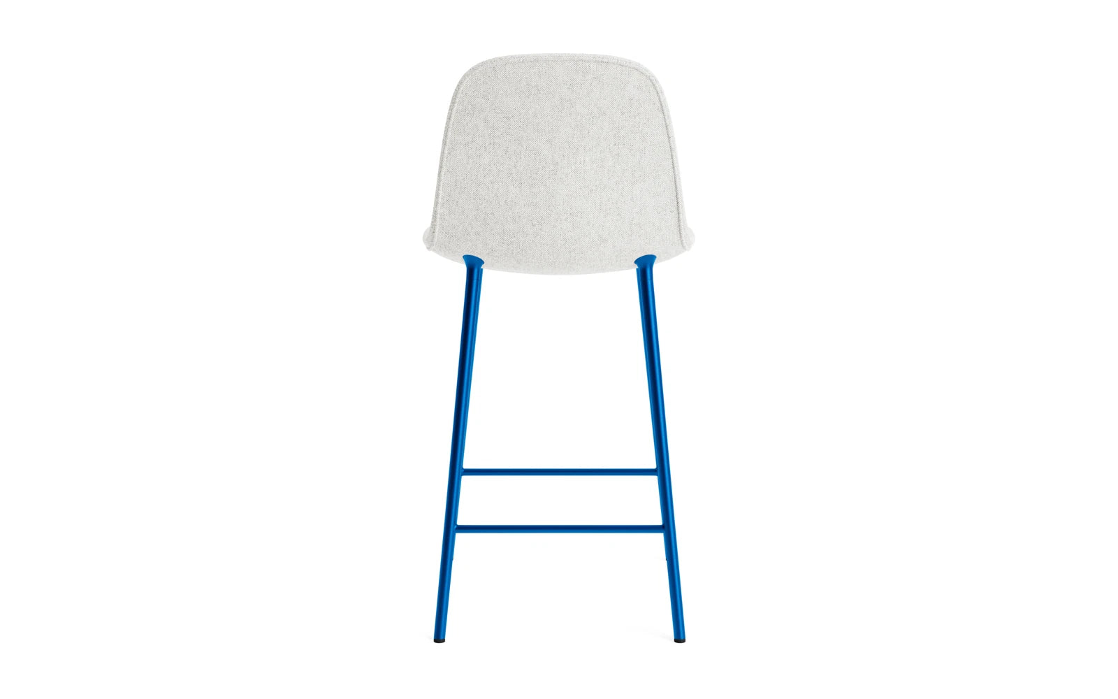 Form Barstuhl 65 cm gepolstert  Leuchtendes blau Stahl Hallingdal in Hallingdal 110 präsentiert im Onlineshop von KAQTU Design AG. Barstuhl ist von Normann Copenhagen