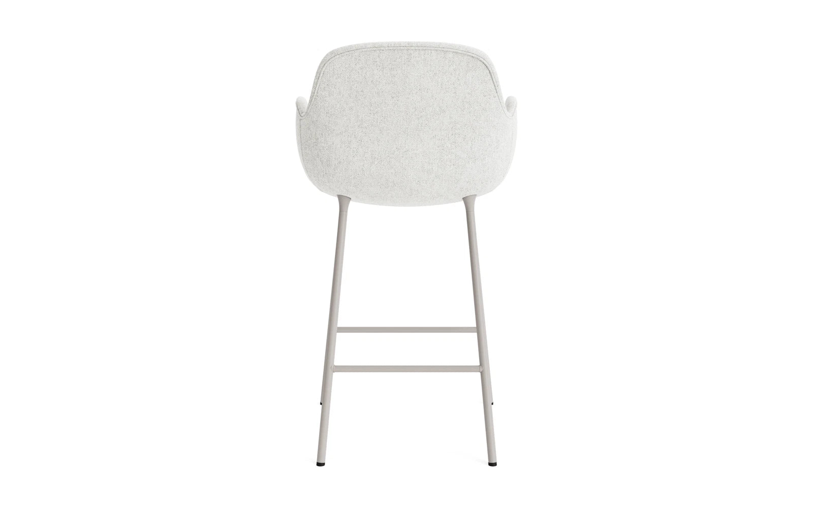 Form Barstuhl mit Armlehne 65 cm gepolstert Warmes grau Stahl Hallingdal in Hallingdal 110 präsentiert im Onlineshop von KAQTU Design AG. Barstuhl ist von Normann Copenhagen