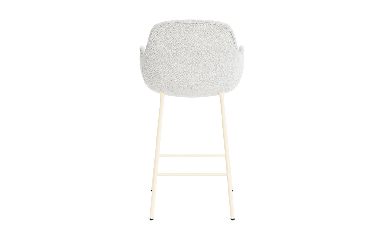 Form Barstuhl mit Armlehne 65 cm gepolstert Creme Stahl Hallingdal in Hallingdal 110 präsentiert im Onlineshop von KAQTU Design AG. Barstuhl ist von Normann Copenhagen