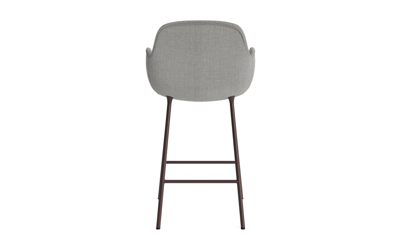 Form Barstuhl mit Armlehne 65 cm gepolstert Braun Stahl/Remix in Remix 133 präsentiert im Onlineshop von KAQTU Design AG. Barstuhl ist von Normann Copenhagen