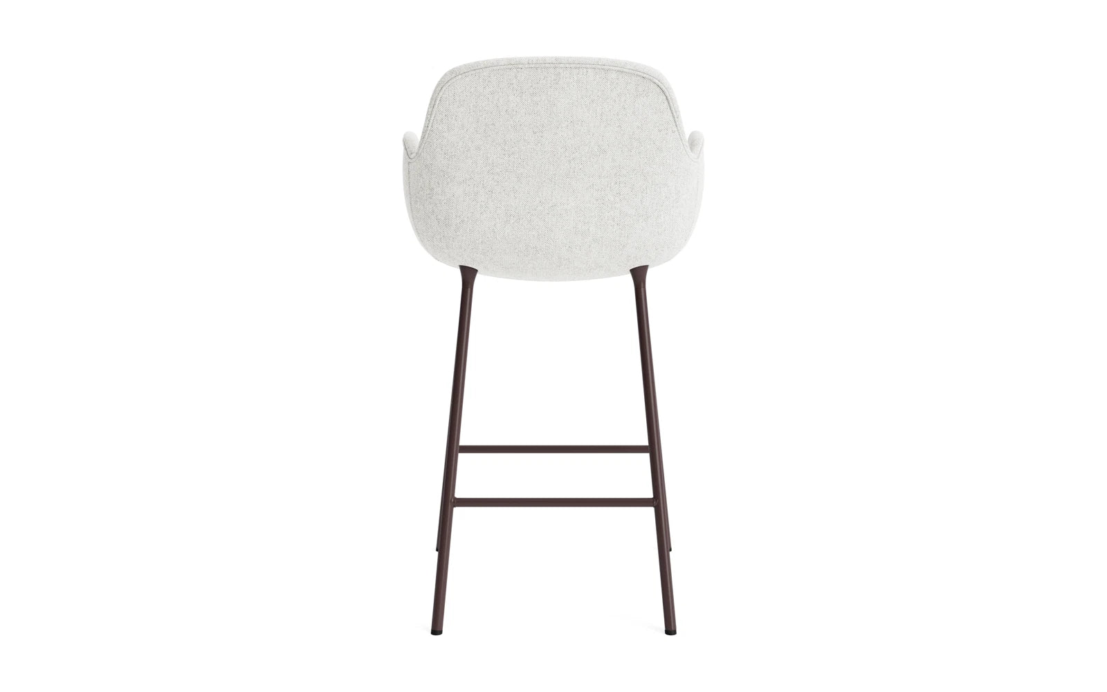 Form Barstuhl mit Armlehne 65 cm gepolstert Braun Stahl Hallingdal in Hallingdal 110 präsentiert im Onlineshop von KAQTU Design AG. Barstuhl ist von Normann Copenhagen