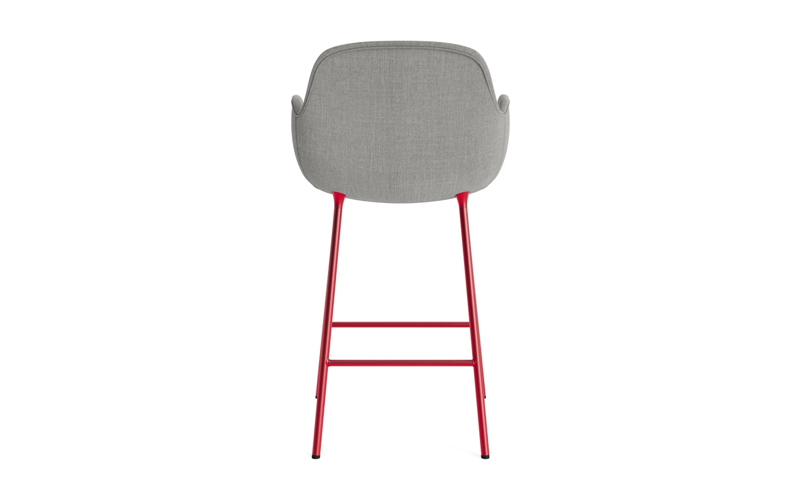 Form Barstuhl mit Armlehne 65 cm gepolstert Leuchtendes Rot Stahl/Remix in Remix 133 präsentiert im Onlineshop von KAQTU Design AG. Barstuhl ist von Normann Copenhagen