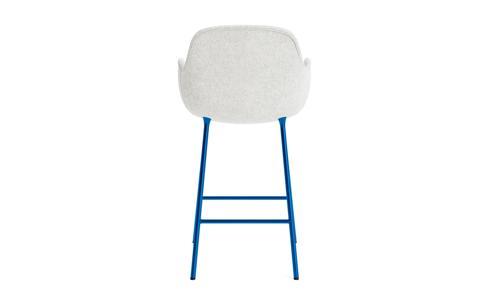 Form Barstuhl mit Armlehne 65 cm gepolstert Leuchtendes blau Stahl Hallingdal in Hallingdal 110 präsentiert im Onlineshop von KAQTU Design AG. Barstuhl ist von Normann Copenhagen
