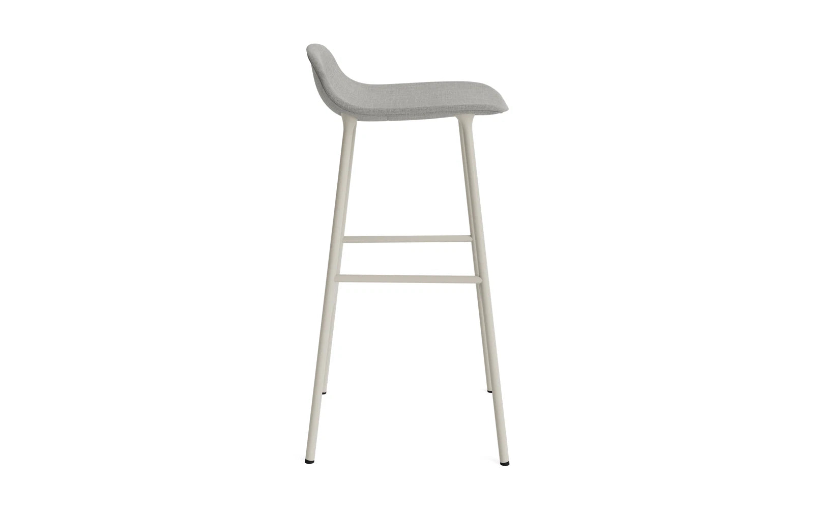Form Barstuhl 75 cm gepolstert Stahl Hellgrau Remix in Remix 133 präsentiert im Onlineshop von KAQTU Design AG. Barstuhl ist von Normann Copenhagen