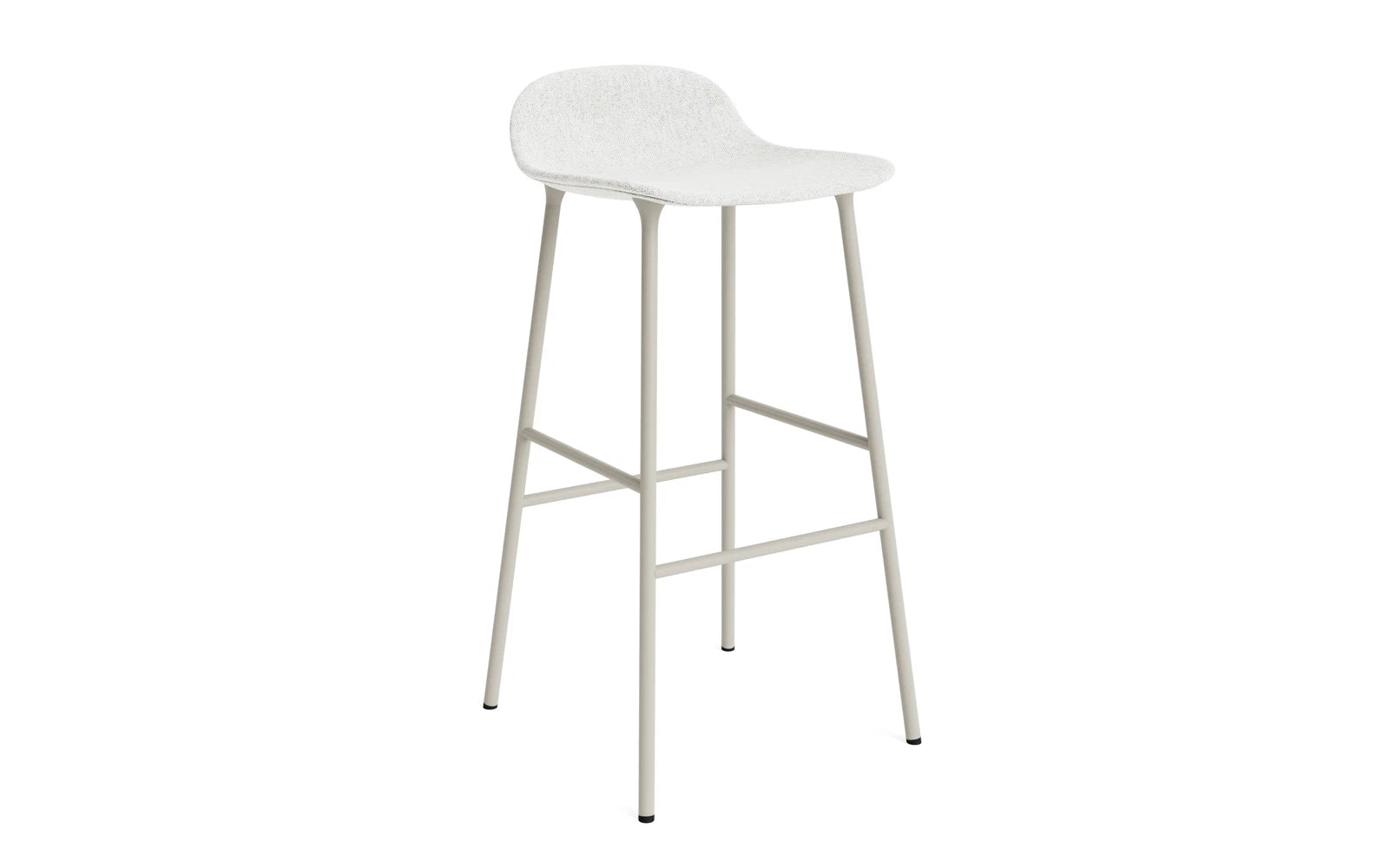 Form Barstuhl 75 cm gepolstert Hellgrau Stahl Hallingdal in Hallingdal 110 präsentiert im Onlineshop von KAQTU Design AG. Barstuhl ist von Normann Copenhagen