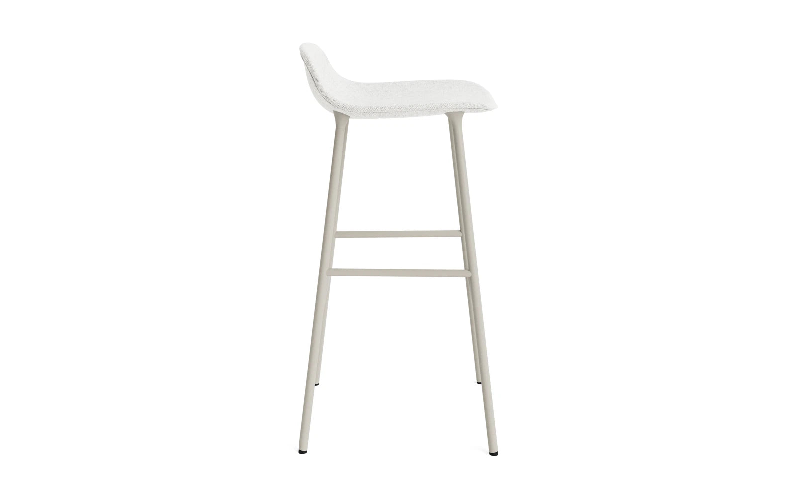 Form Barstuhl 75 cm gepolstert Hellgrau Stahl Hallingdal in Hallingdal 110 präsentiert im Onlineshop von KAQTU Design AG. Barstuhl ist von Normann Copenhagen
