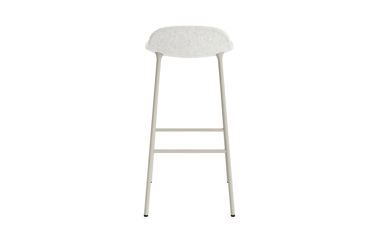 Form Barstuhl 75 cm gepolstert Hellgrau Stahl Hallingdal in Hallingdal 110 präsentiert im Onlineshop von KAQTU Design AG. Barstuhl ist von Normann Copenhagen