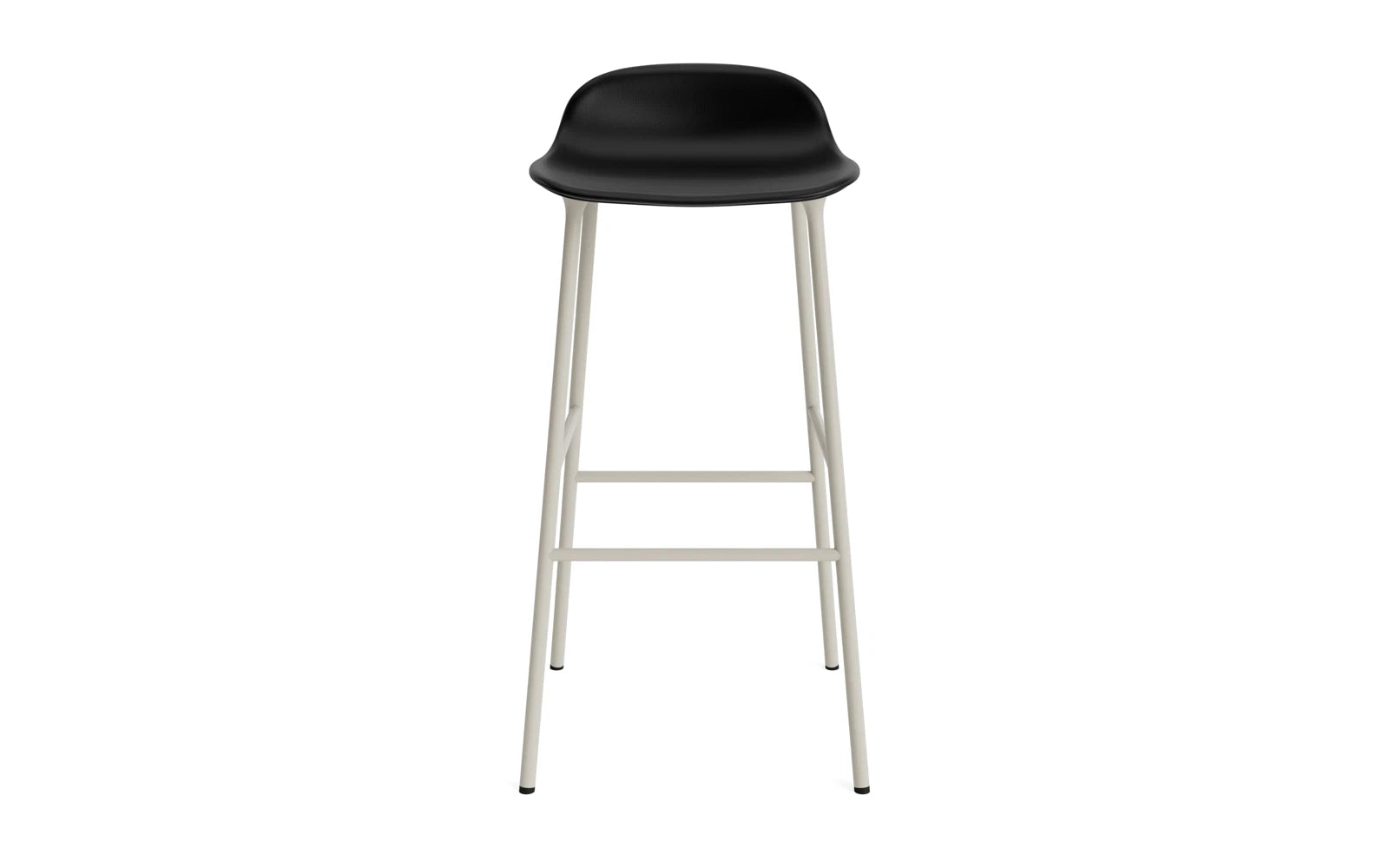 Form Barstuhl 75 cm gepolstert Stahl Hellgrau Ultra in Ultra 41599 präsentiert im Onlineshop von KAQTU Design AG. Barstuhl ist von Normann Copenhagen