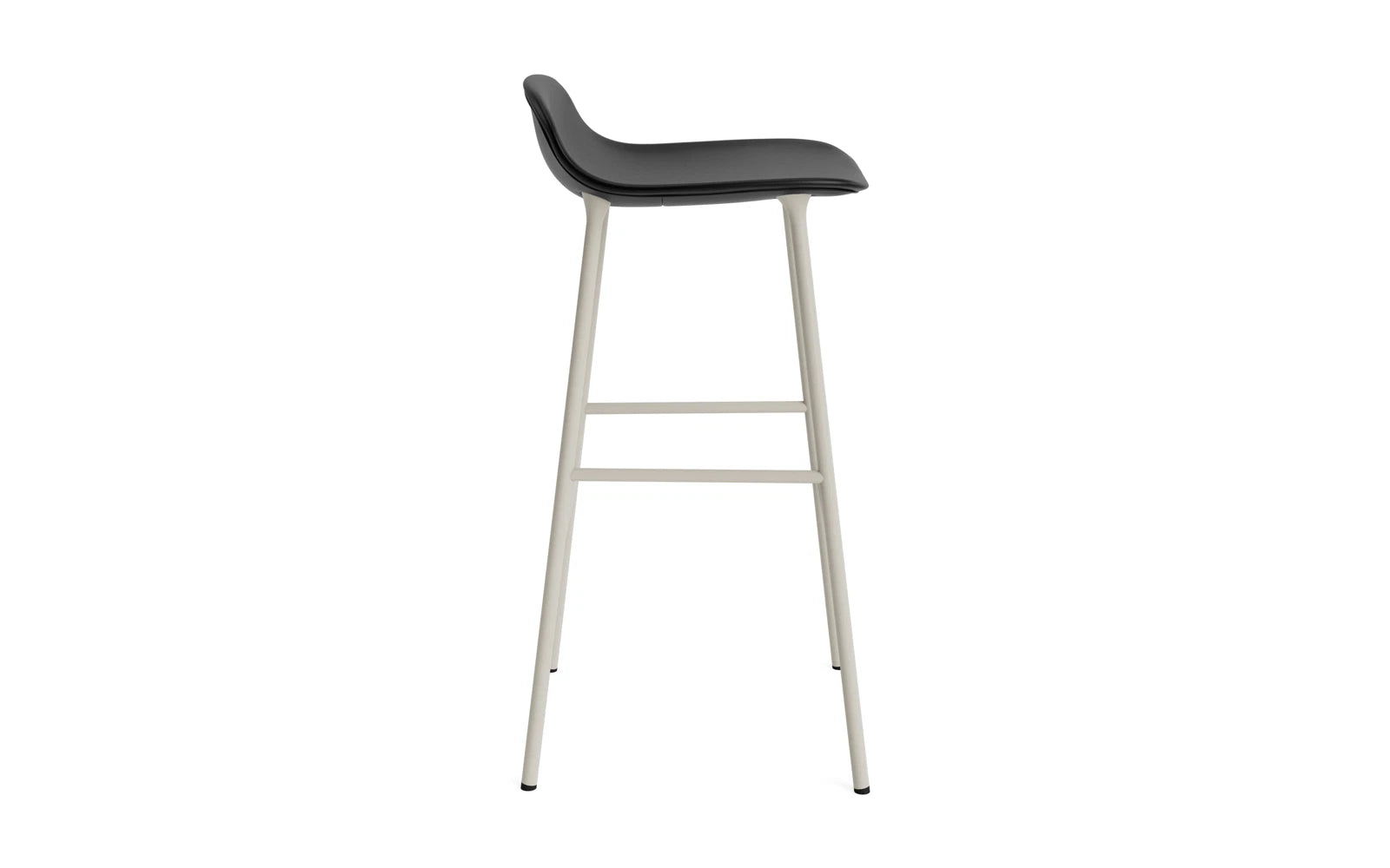Form Barstuhl 75 cm gepolstert Stahl Hellgrau Ultra in Ultra 41599 präsentiert im Onlineshop von KAQTU Design AG. Barstuhl ist von Normann Copenhagen