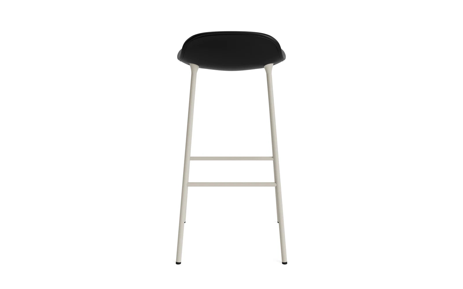 Form Barstuhl 75 cm gepolstert Stahl Hellgrau Ultra in Ultra 41599 präsentiert im Onlineshop von KAQTU Design AG. Barstuhl ist von Normann Copenhagen