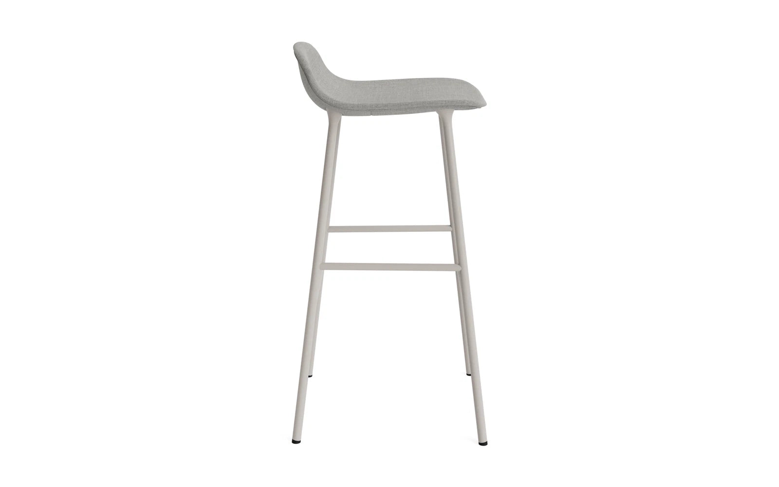 Form Barstuhl 75 cm gepolstert Stahl Warmes Grau Remix in Remix 133 präsentiert im Onlineshop von KAQTU Design AG. Barstuhl ist von Normann Copenhagen