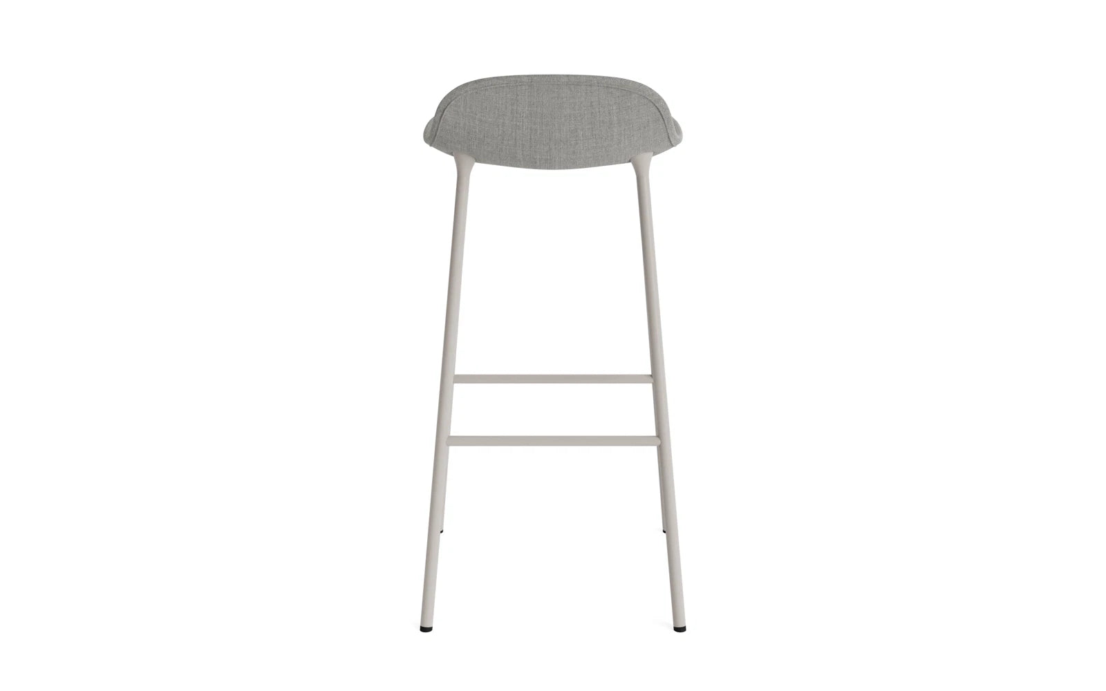 Form Barstuhl 75 cm gepolstert Stahl Warmes Grau Remix in Remix 133 präsentiert im Onlineshop von KAQTU Design AG. Barstuhl ist von Normann Copenhagen