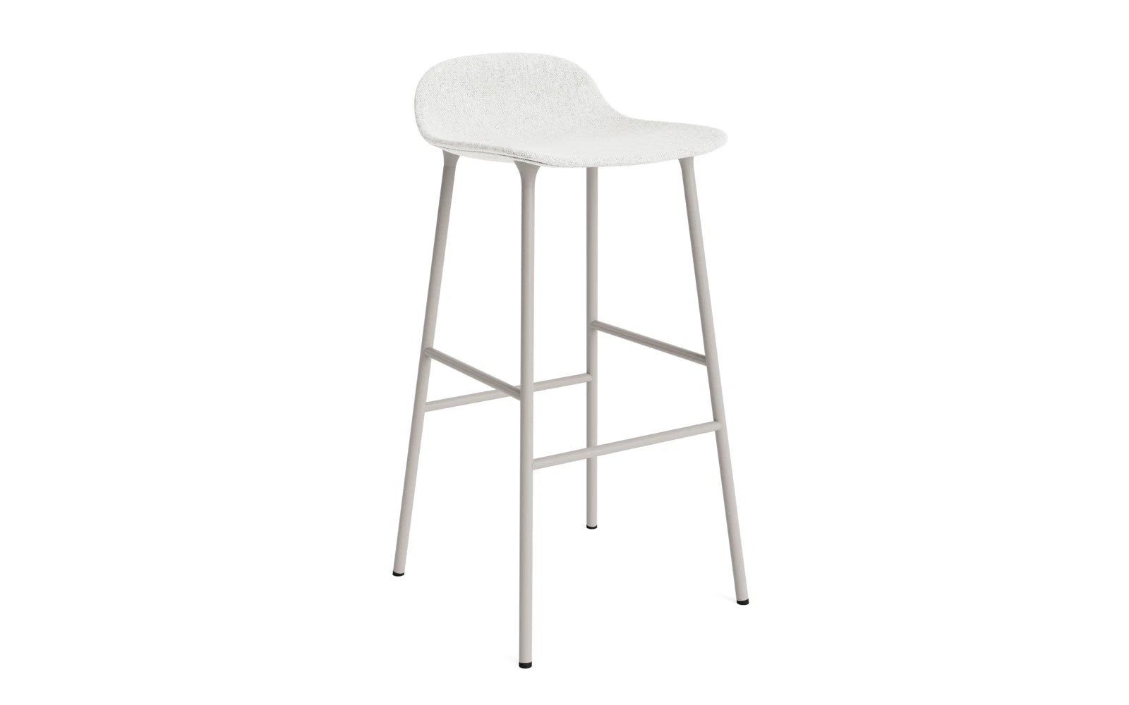 Form Barstuhl 75 cm gepolstert Warmes grau Stahl Hallingdal in Hallingdal 110 präsentiert im Onlineshop von KAQTU Design AG. Barstuhl ist von Normann Copenhagen