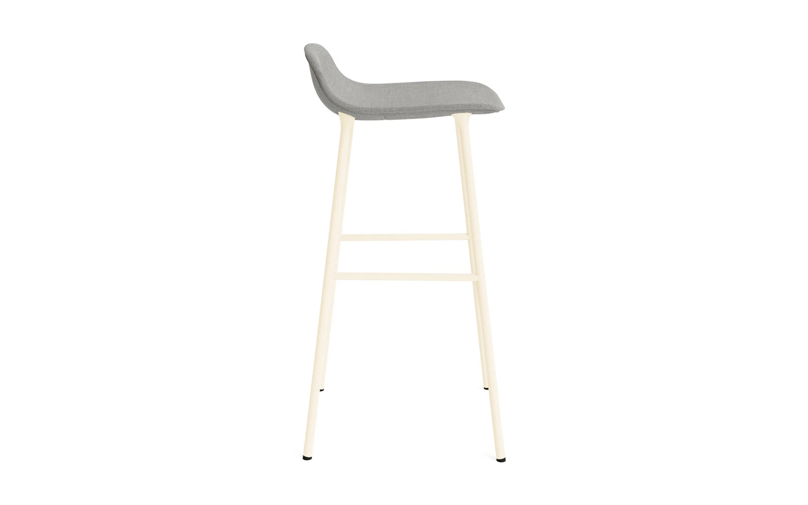 Form Barstuhl 75 cm gepolstert Stahl creme Remix in Remix 133 präsentiert im Onlineshop von KAQTU Design AG. Barstuhl ist von Normann Copenhagen