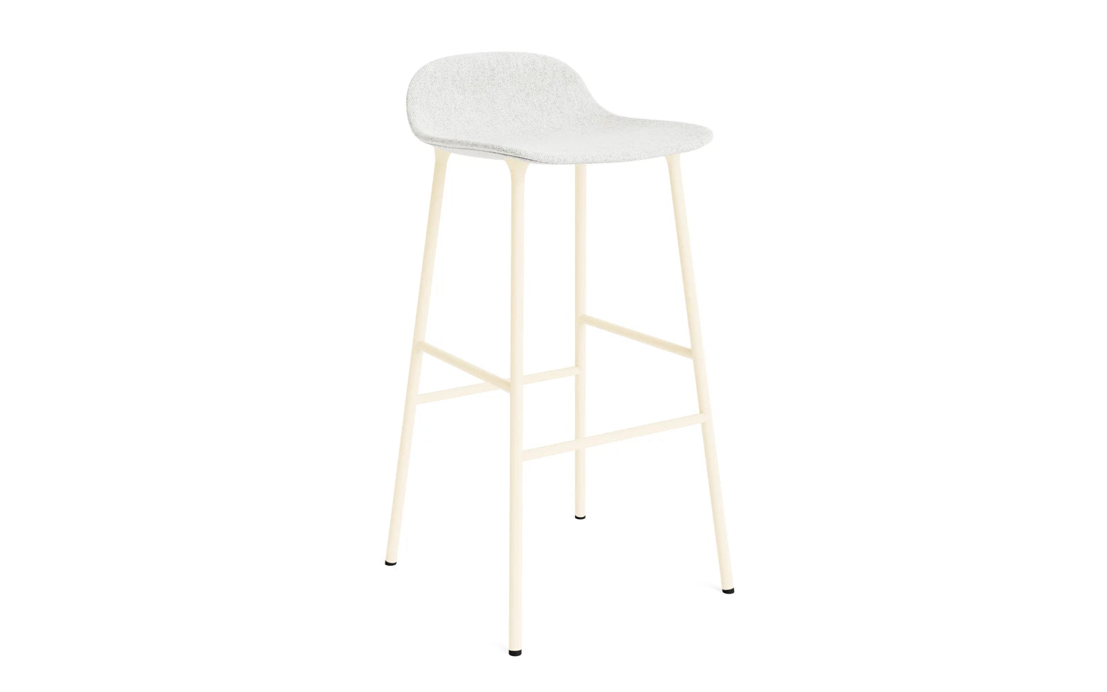 Form Barstuhl 75 cm gepolstert Creme Stahl Hallingdal in Hallingdal 110 präsentiert im Onlineshop von KAQTU Design AG. Barstuhl ist von Normann Copenhagen