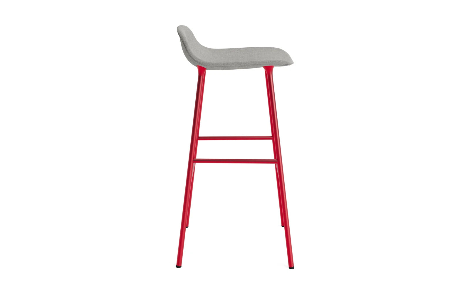 Form Barstuhl 75 cm gepolstert Stahl leuchtendes rot Remix in Remix 133 präsentiert im Onlineshop von KAQTU Design AG. Barstuhl ist von Normann Copenhagen