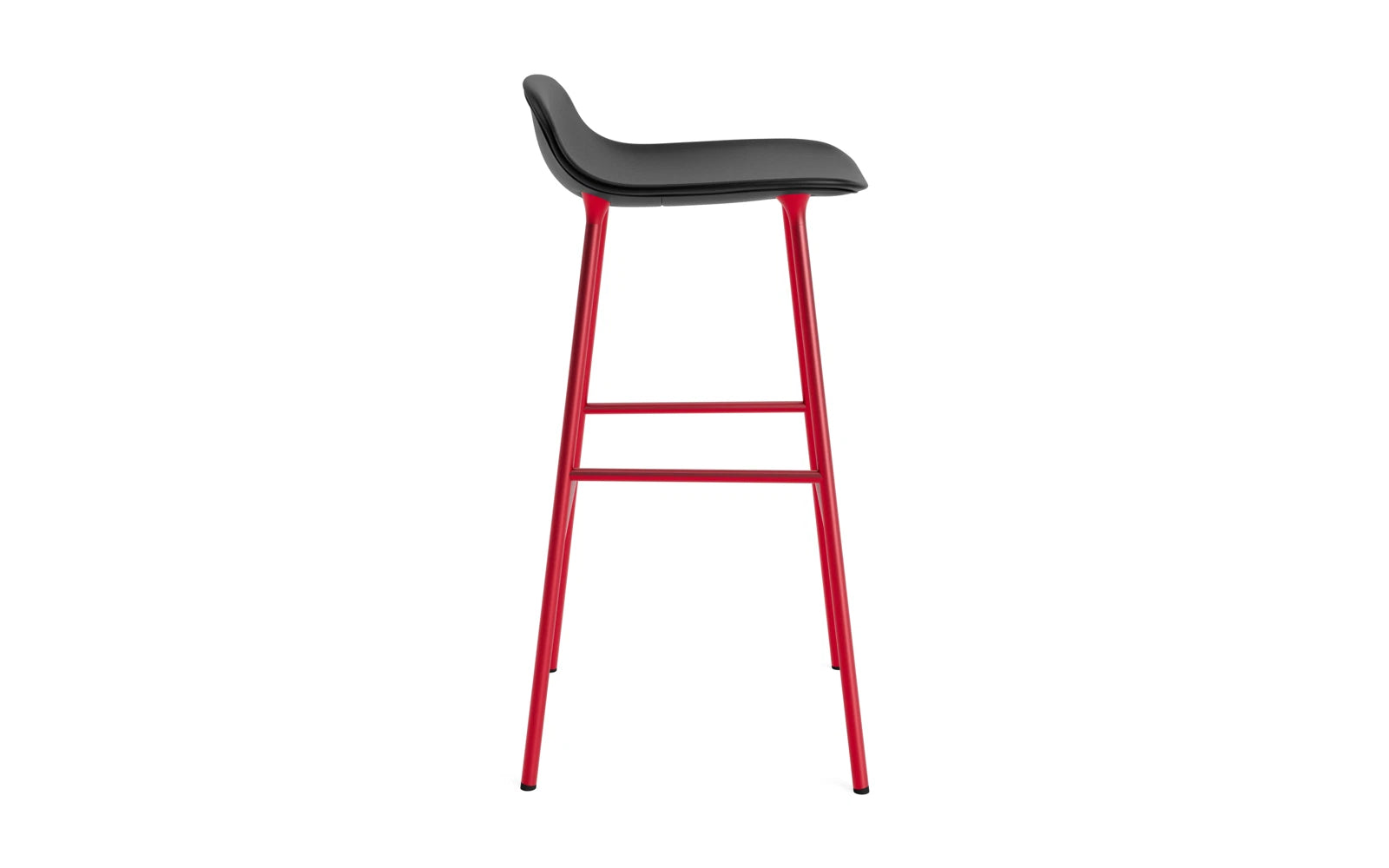 Form Barstuhl 75 cm gepolstert Stahl leuchtendes rot Ultra in Ultra 41599 präsentiert im Onlineshop von KAQTU Design AG. Barstuhl ist von Normann Copenhagen
