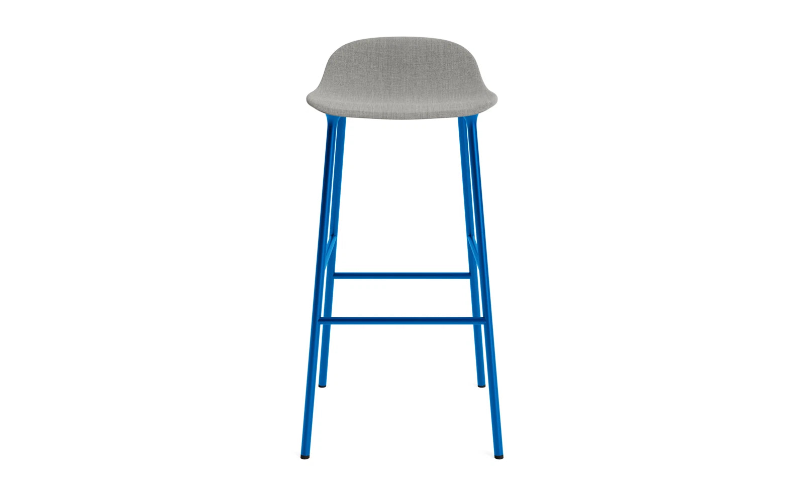 Form Barstuhl 75 cm gepolstert Stahl leuchtendes blau Remix in Remix 133 präsentiert im Onlineshop von KAQTU Design AG. Barstuhl ist von Normann Copenhagen