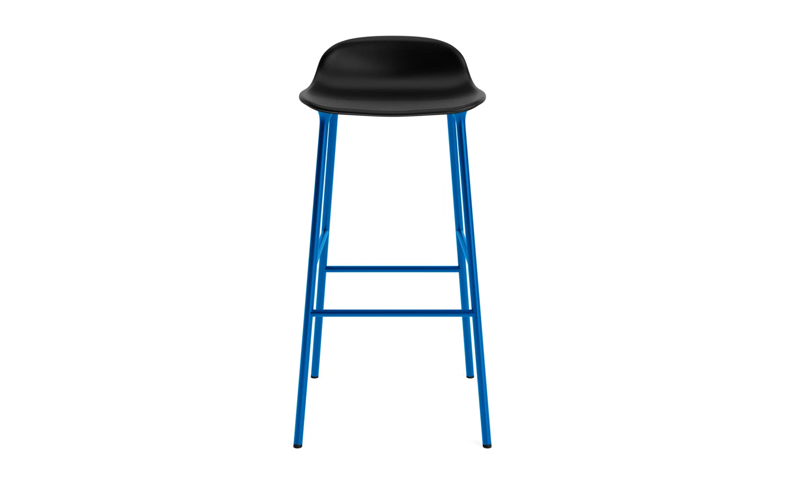 Form Barstuhl 75 cm gepolstert Stahl leuchtendes blau Ultra in Ultra 41599 präsentiert im Onlineshop von KAQTU Design AG. Barstuhl ist von Normann Copenhagen