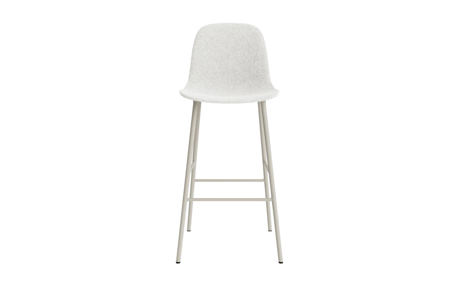 Form Barstuhl 75 cm gepolstert  Hellgrau Stahl Hallingdal in Hallingdal 110 präsentiert im Onlineshop von KAQTU Design AG. Barstuhl ist von Normann Copenhagen