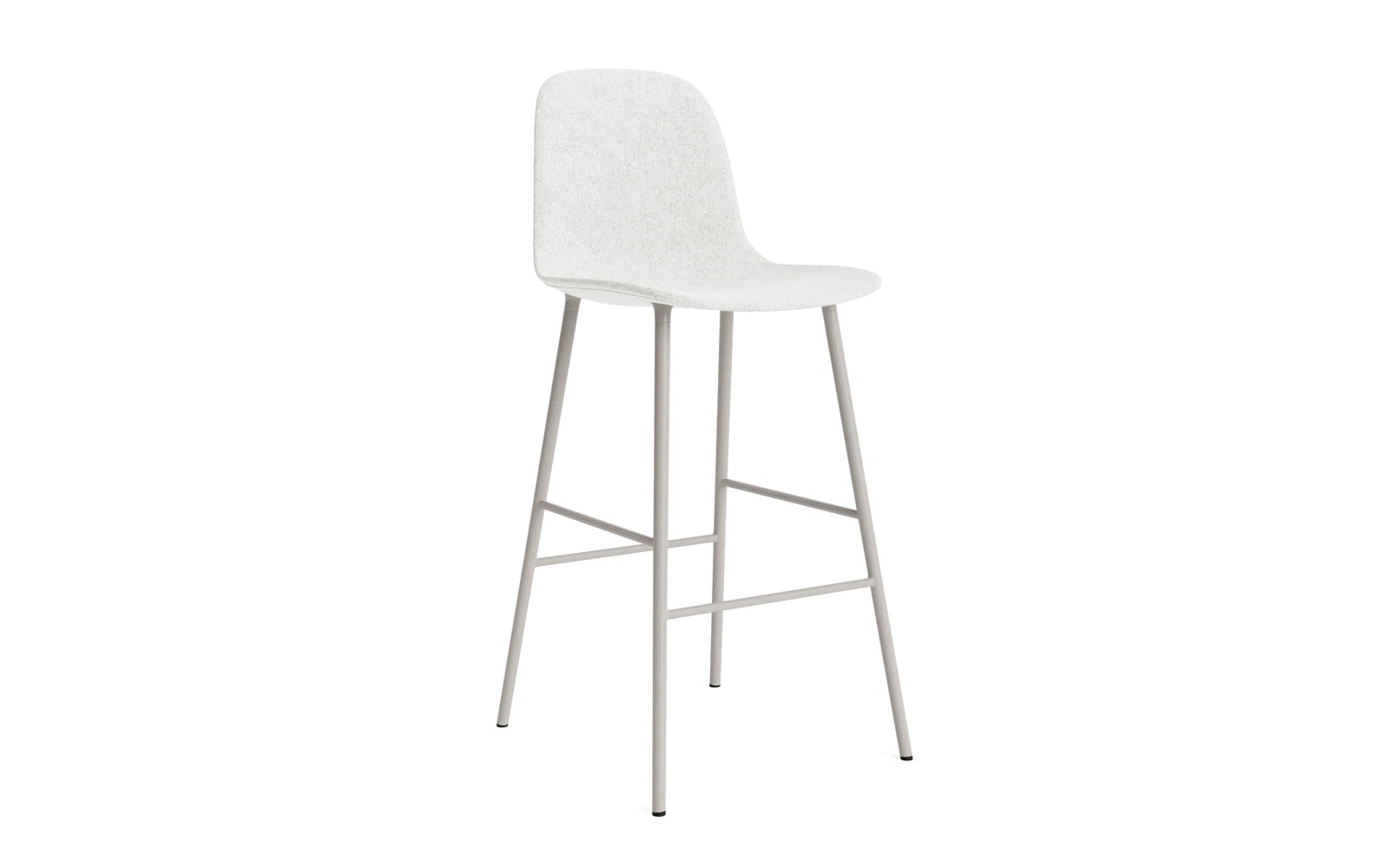 Form Barstuhl 75 cm gepolstert  Warmes grau Stahl Hallingdal in Hallingdal 110 präsentiert im Onlineshop von KAQTU Design AG. Barstuhl ist von Normann Copenhagen