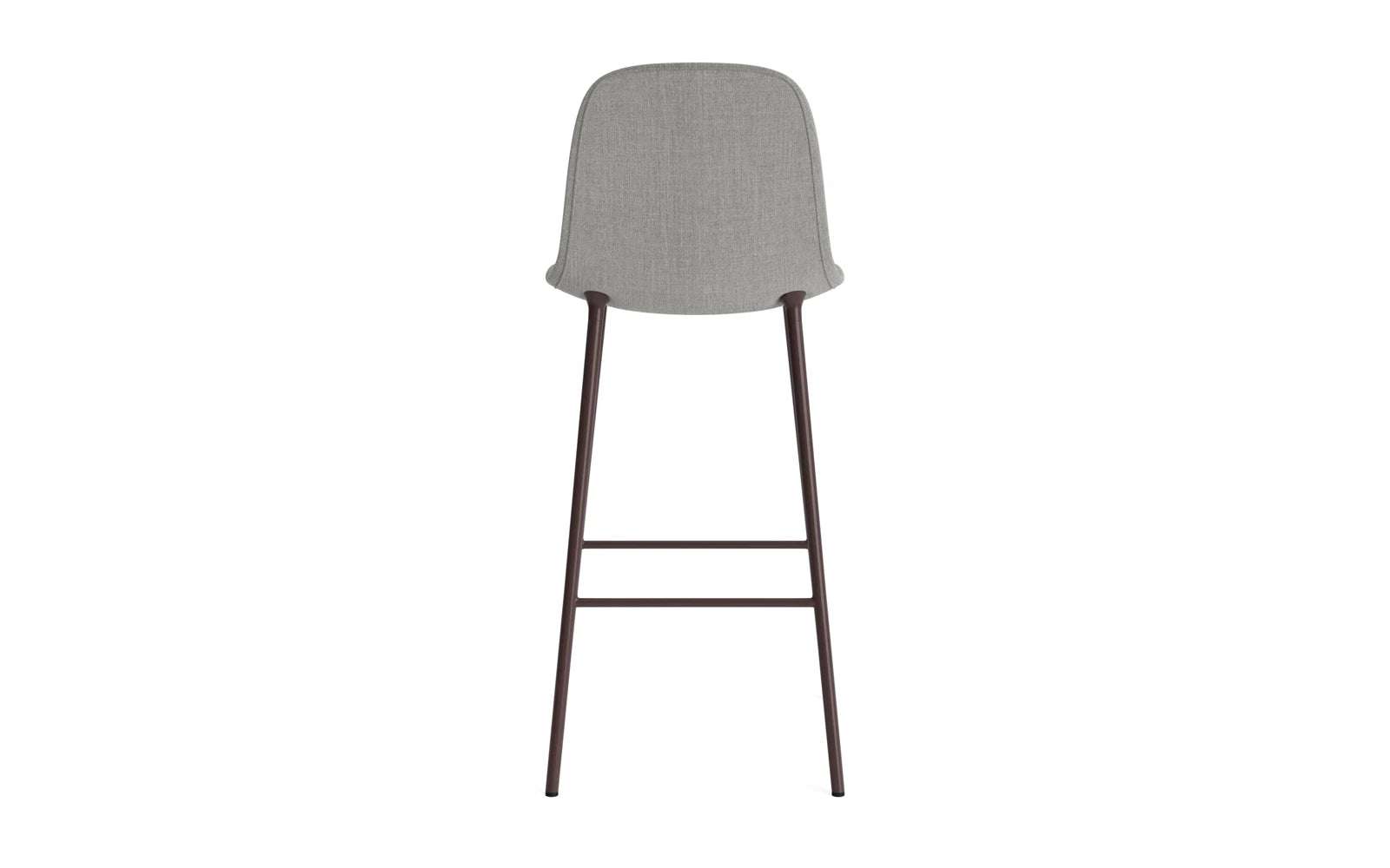 Form Barstuhl 75 cm gepolstert Braun Stahl Remix in Remix 133 präsentiert im Onlineshop von KAQTU Design AG. Barstuhl ist von Normann Copenhagen